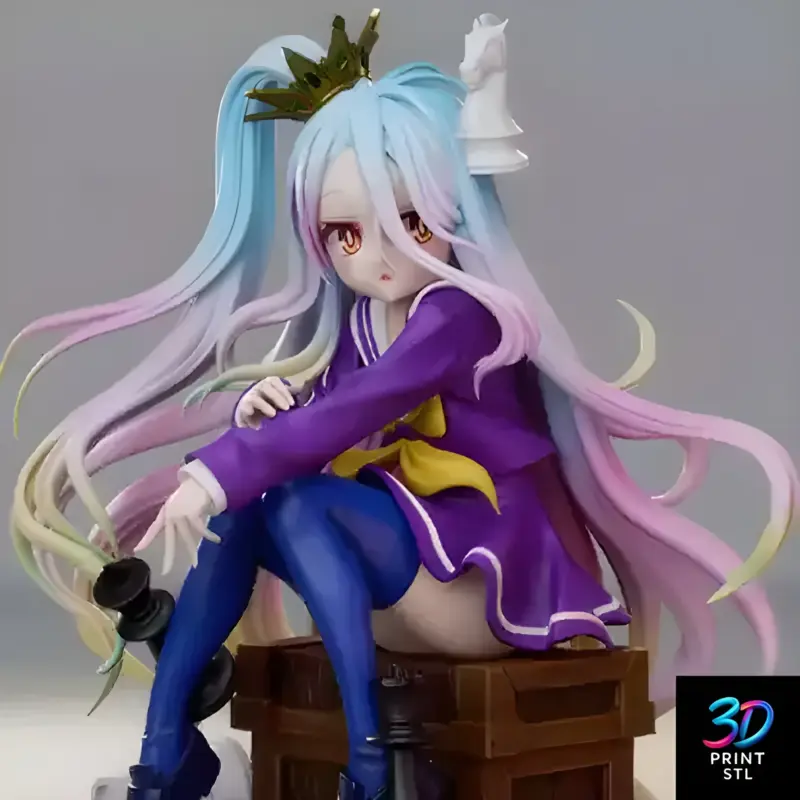 Shiro No Game No Life | STL for 3D Printers - Image 2