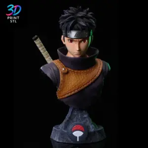 Shisui Uchiha Bust Naruto Shippuden | STL for 3D Printers