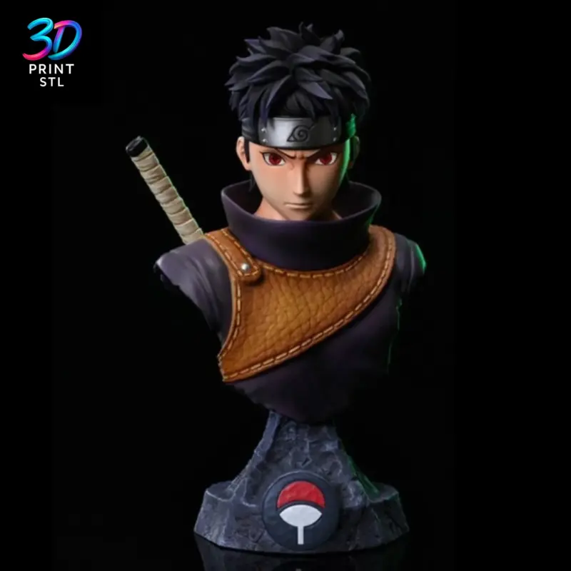 Shisui Uchiha Bust Naruto Shippuden | STL for 3D Printers