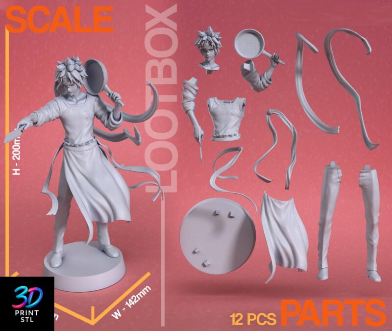 Soma Shokugeki no Soma | STL for 3D Printers - Image 2