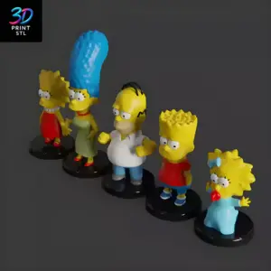 Simpsons Pack The Simpsons | 3D Print File | STL