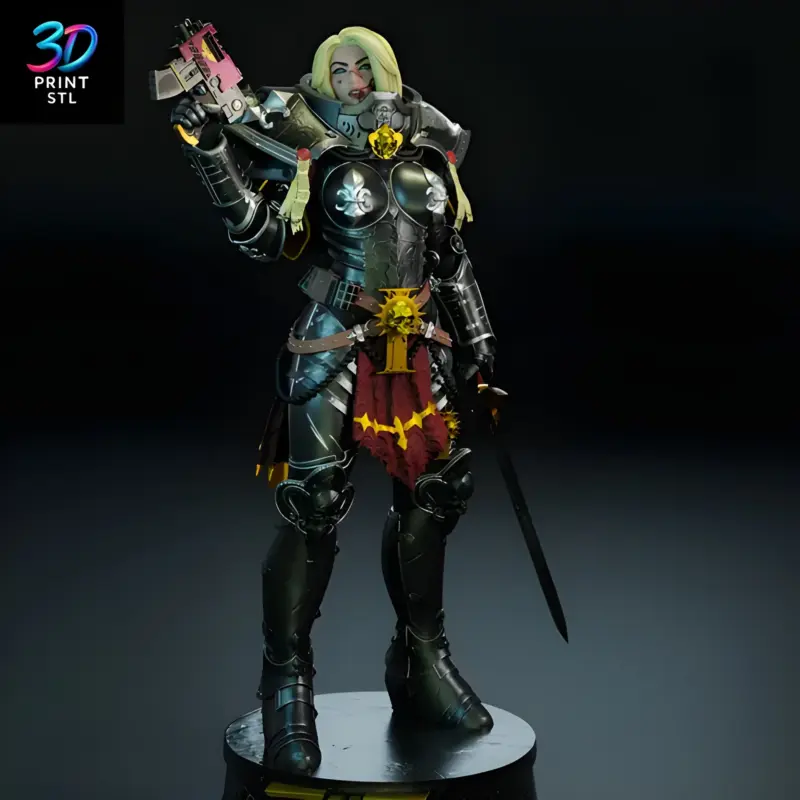 Sister of Battle Warhammer 40K | STL for 3D Printers
