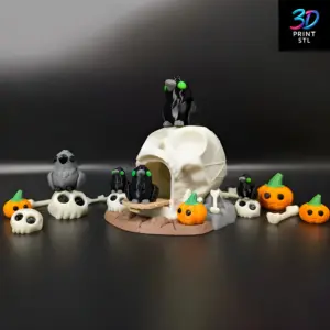 Skull House | 3D Print File | STL