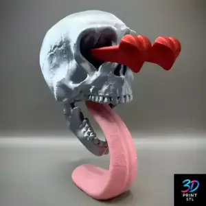 Skull in Love | 3D Print File | STL