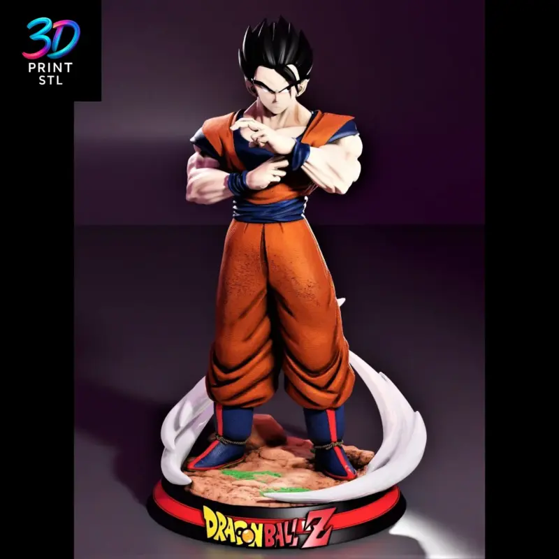 Son Gohan Figure Dragon Ball Z | 3D Print Model | STL