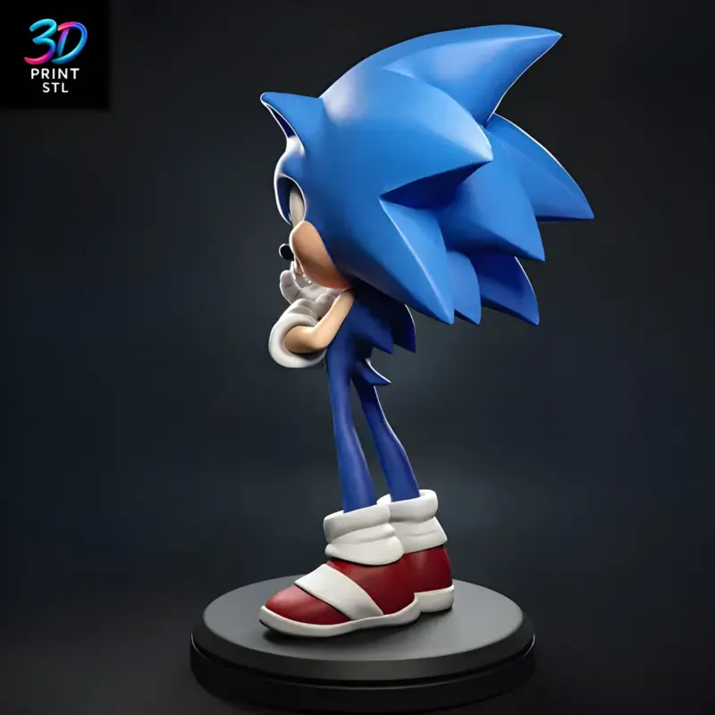 Sonic | 3D Print File | STL - Image 2
