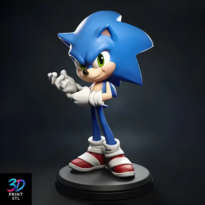 Sonic | 3D Print File | STL - Image 3