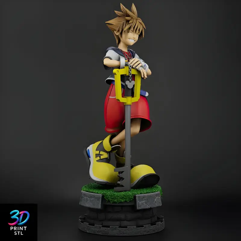 Sora Kingdom Hearts | 3D Print File | STL - Image 2