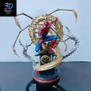 Spider-Man Iron Spider Diorama Marvel | 3D Print File | STL
