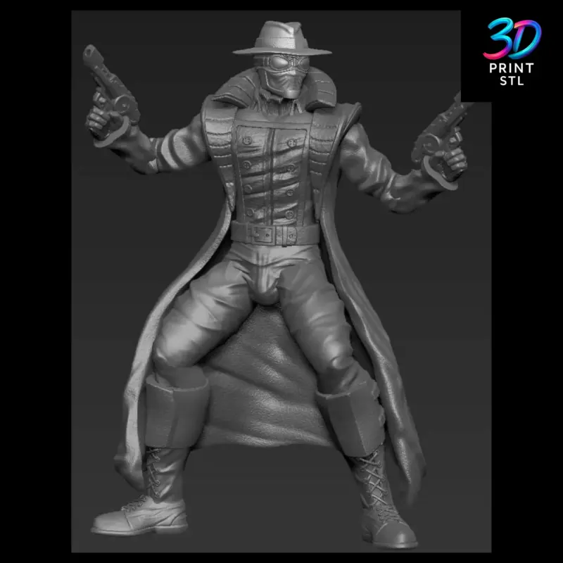Spider-Man Noir Figure Marvel | 3D Print File | STL - Image 3