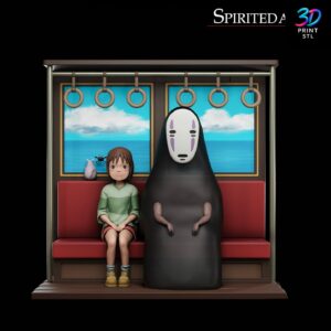 Chihiro and Kaonashi Spirited Away | 3D Print File | STL