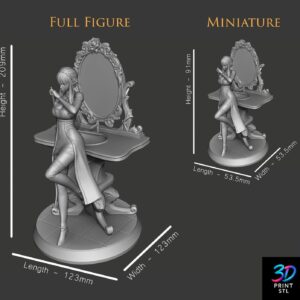 Spy x Family Character STL File 3D Printing Digital STL File Yor Forger Anime Character 0054 2