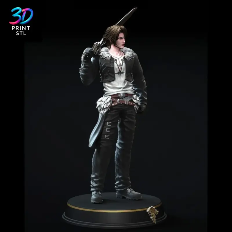 Squall Leonhart Figure Final Fantasy VIII | 3D Print Model | STL - Image 2