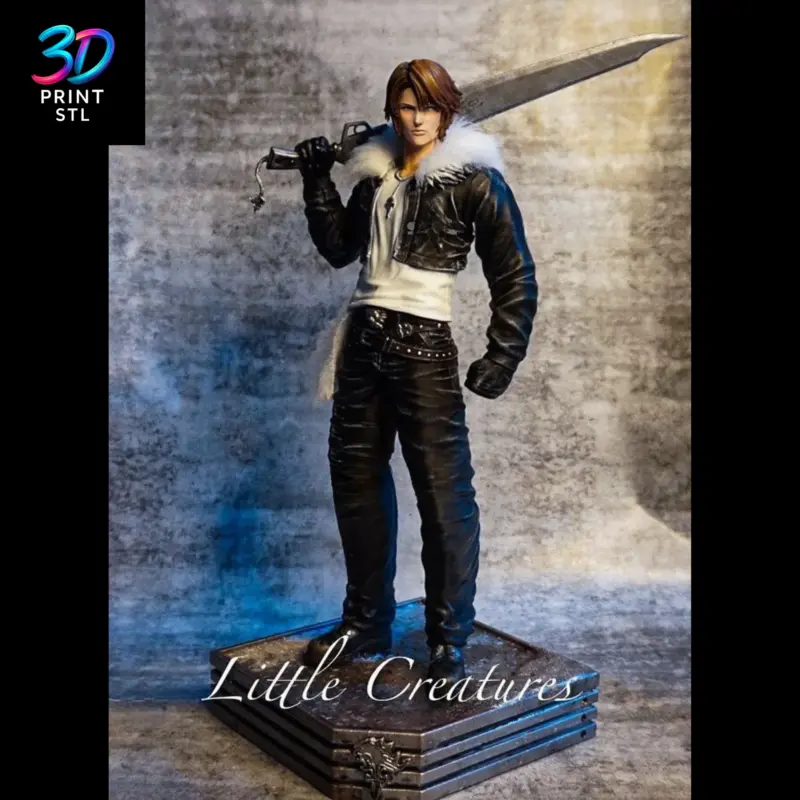 Squall Leonhart Figure Final Fantasy VIII | 3D Print Model | STL - Image 4