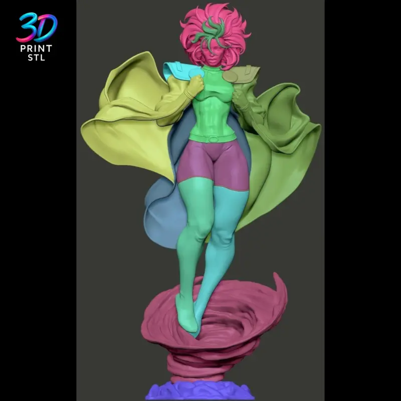 Storm Figure X-Men | 3D Print File | STL - Image 5