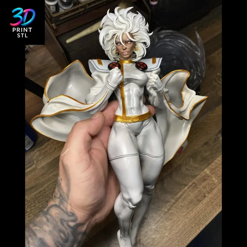 Storm Figure X-Men | 3D Print File | STL - Image 6
