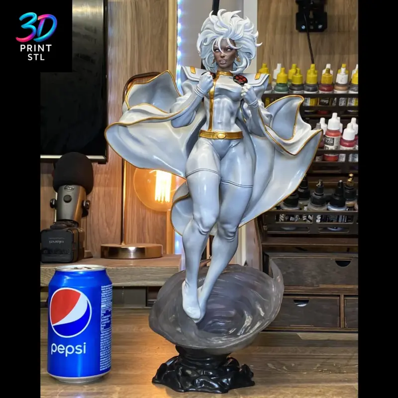Storm Figure X-Men | 3D Print File | STL - Image 7