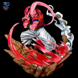 Super Buu Dragon Ball Z | STL File for 3D Printing