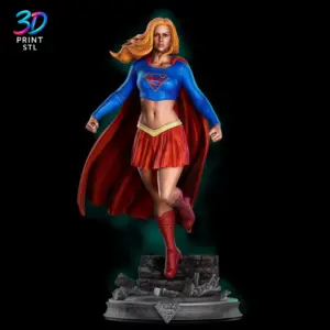 Supergirl Figure DC Comics | 3D Print Model | STL