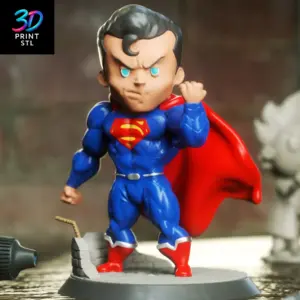 Superman Chibi DC Comics | STL for 3D Printers