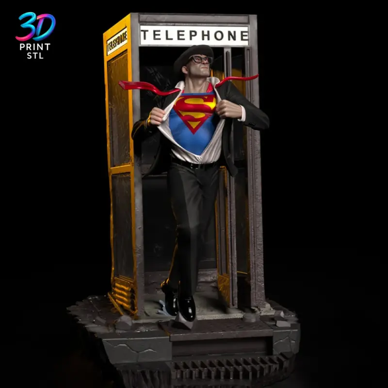 Superman Transformation Figure DC Comics | STL for 3D Printers - Image 2