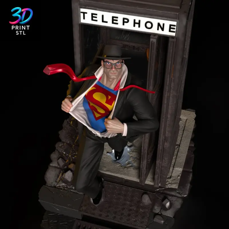 Superman Transformation Figure DC Comics | STL for 3D Printers - Image 4