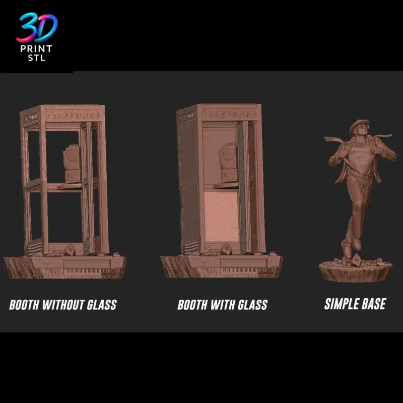 Superman Transformation Figure DC Comics | STL for 3D Printers - Image 6