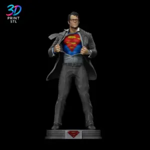 Superman Clark Kent Figure DC | 3D Print File | STL