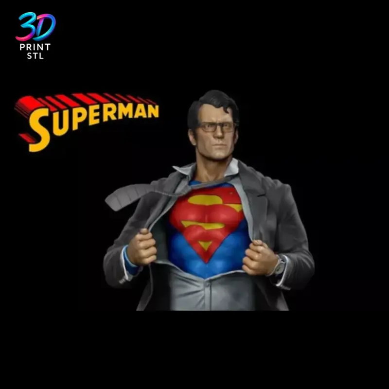 Superman Clark Kent Figure DC | 3D Print File | STL - Image 2