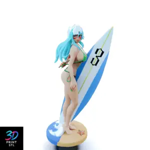 Surfer Nelliel Bleach | STL for 3D Printers