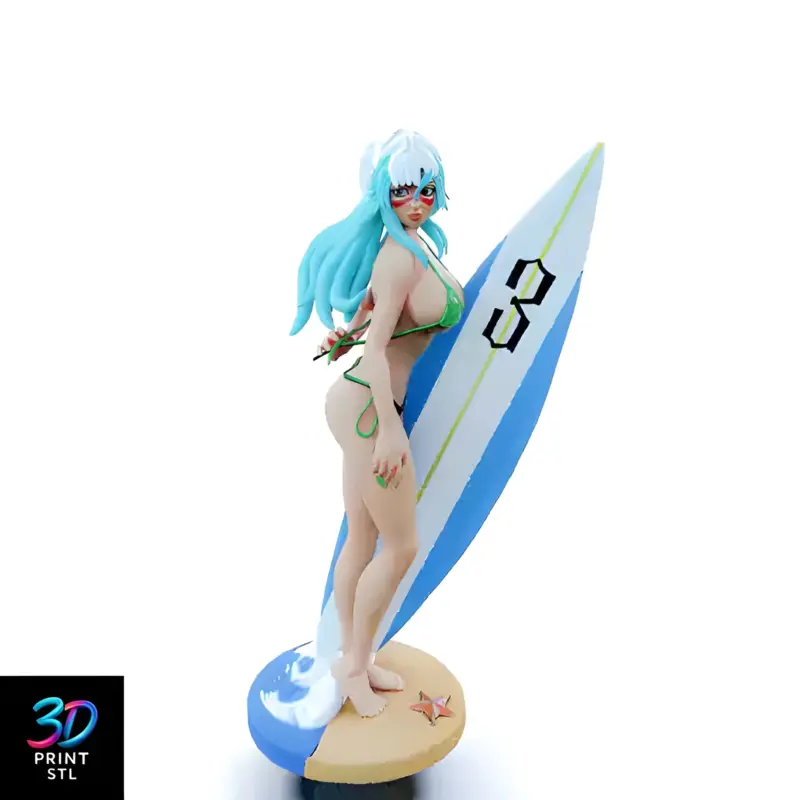 Surfer Nelliel Bleach | STL for 3D Printers
