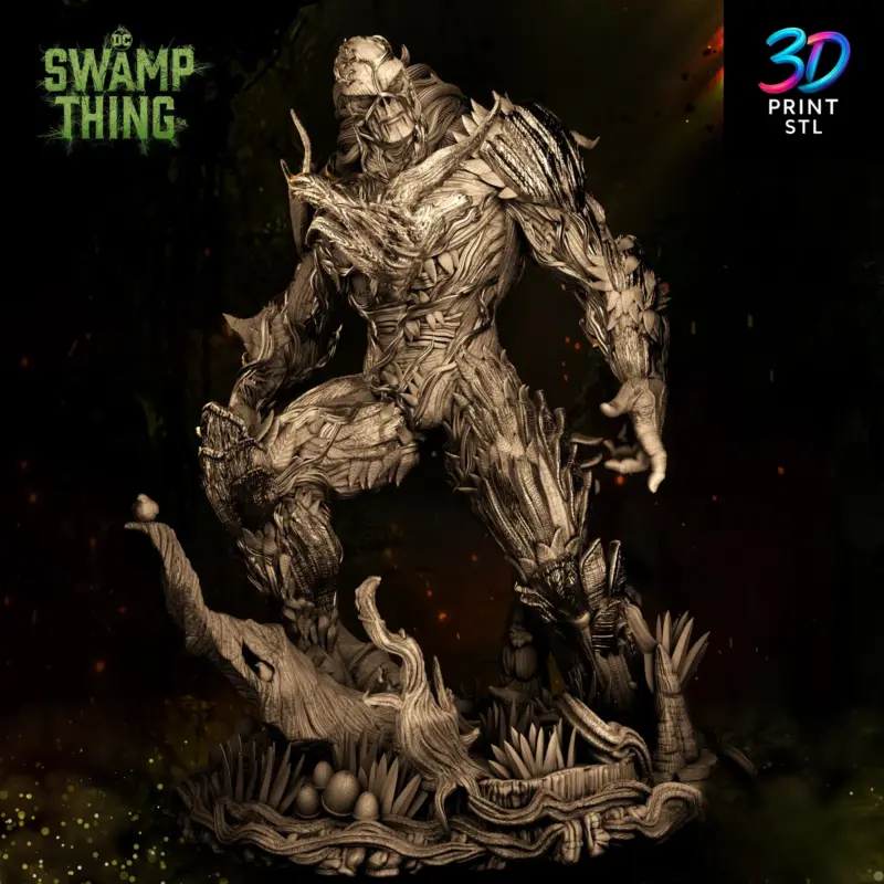 Swamp Thing DC Comics | 3D Print Model | STL - Image 2
