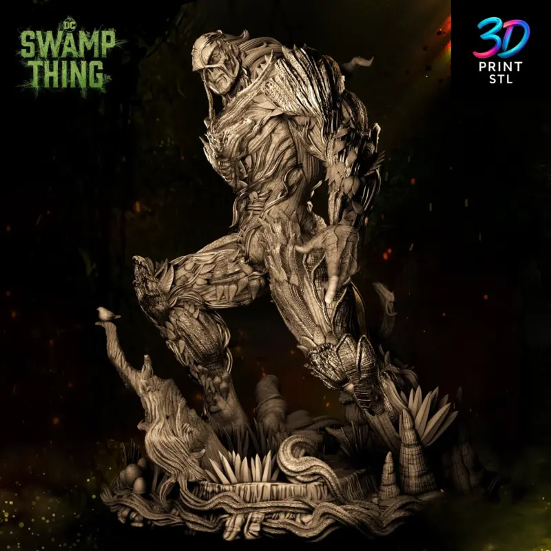 Swamp Thing DC Comics | 3D Print Model | STL - Image 3