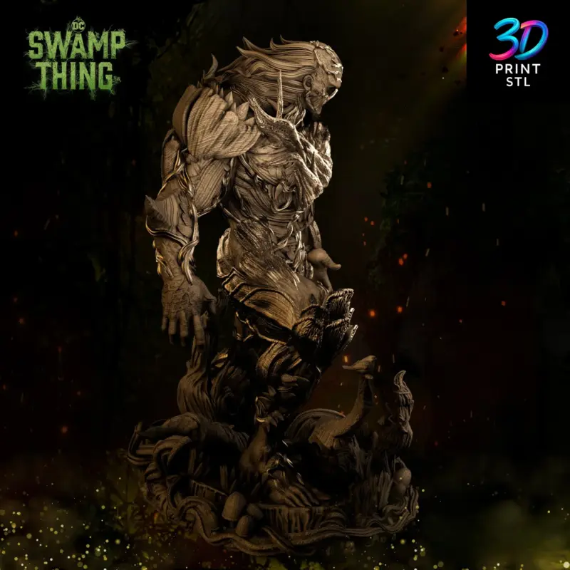 Swamp Thing DC Comics | 3D Print Model | STL - Image 4