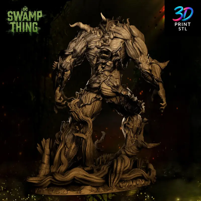Swamp Thing DC Comics | 3D Print Model | STL - Image 5
