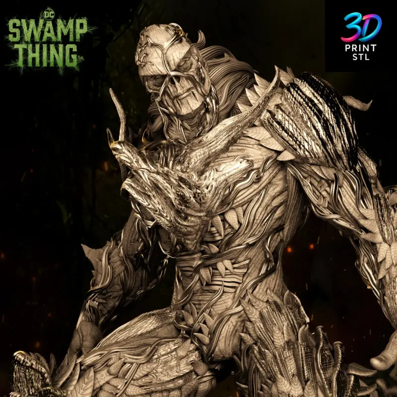 Swamp Thing DC Comics | 3D Print Model | STL - Image 6