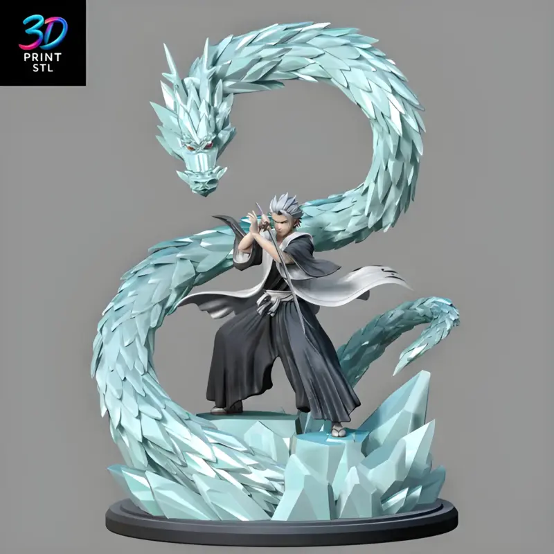 Tōshirō Hitsugaya Bleach | 3D Print File | STL