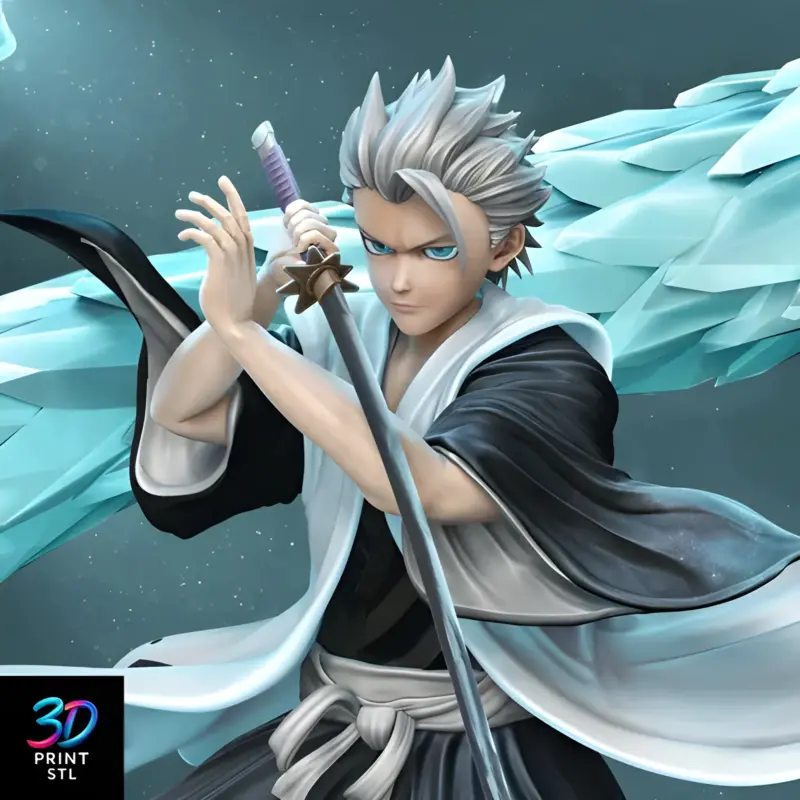 Tōshirō Hitsugaya Bleach | 3D Print File | STL - Image 2