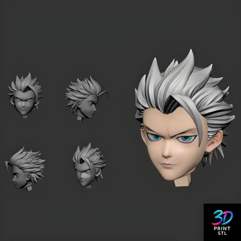 Tōshirō Hitsugaya Bleach | 3D Print File | STL - Image 4