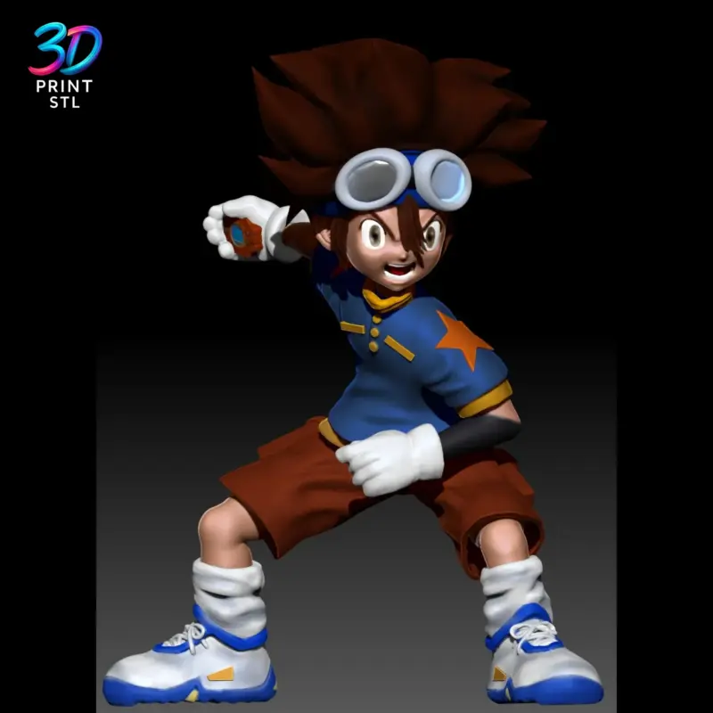 Tai & WarGreymon Diorama Digimon | 3D Print File | STL - Image 4
