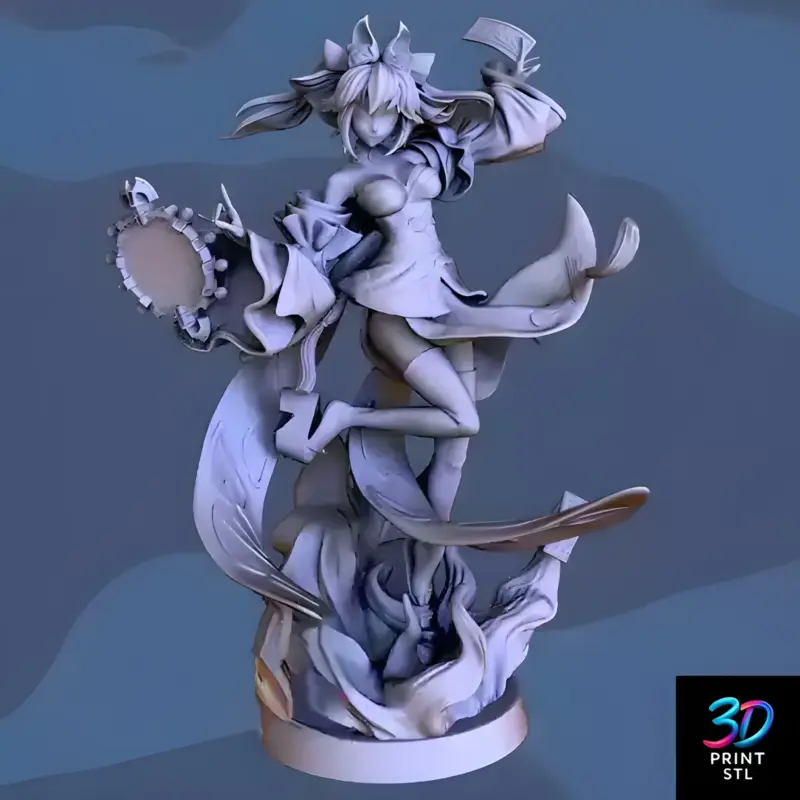 Tamamo no Mae Fate Grand Order | STL for 3D Printers - Image 3