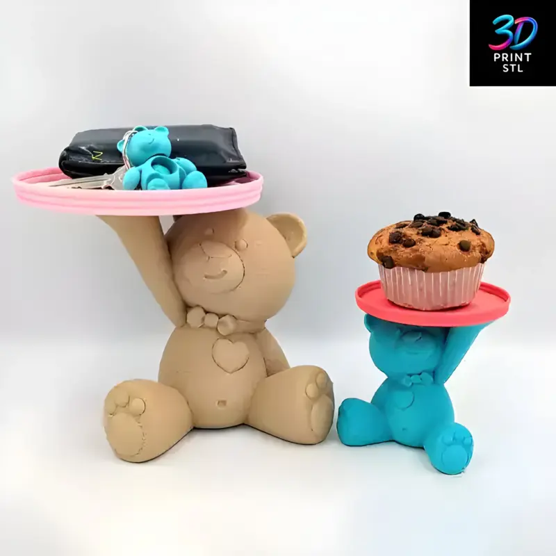 Teddy Tray | 3D Print File | STL