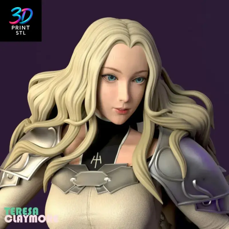 Teresa Figure Claymore | 3D Print File | STL - Image 3