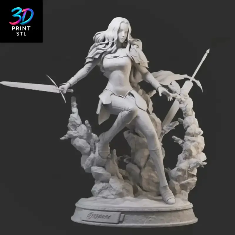 Teresa Figure Claymore | 3D Print File | STL - Image 5