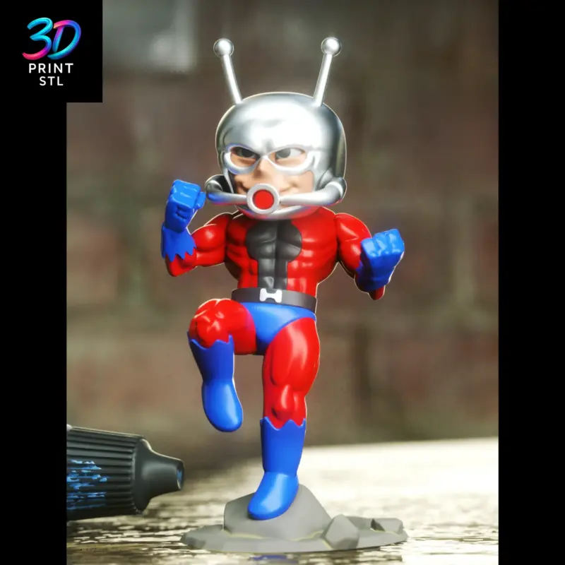 Thanos vs Avengers Chibi Diorama Marvel | STL File for 3D Printing - Image 11