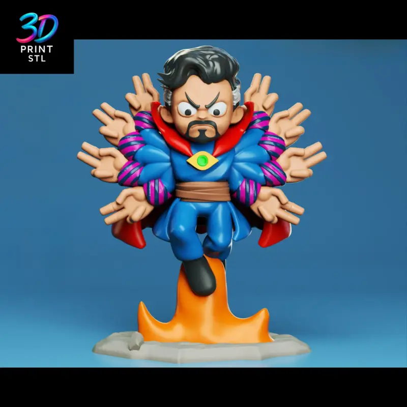 Thanos vs Avengers Chibi Diorama Marvel | STL File for 3D Printing - Image 7