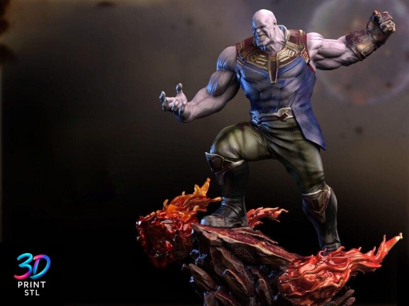 Thanos Figure Marvel Avengers | 3D Print File | STL - Image 2