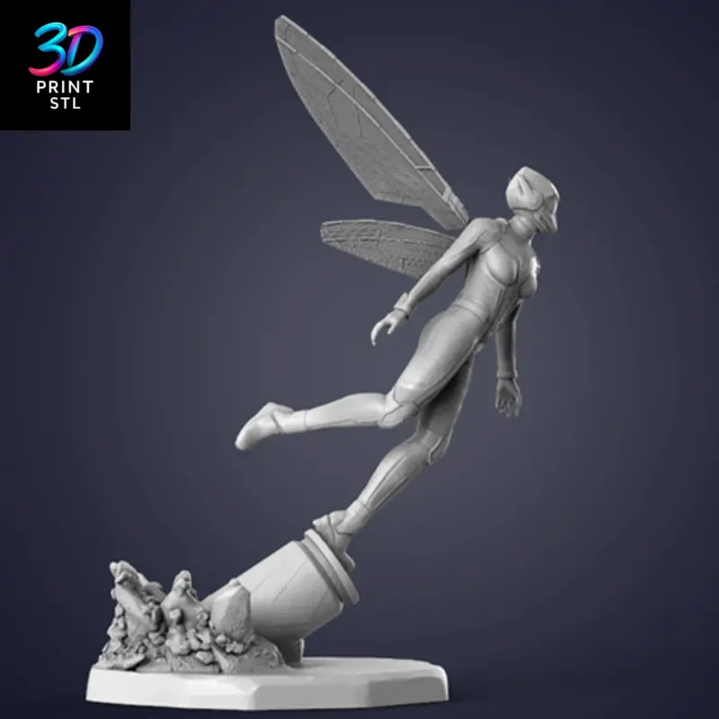 Wasp Figure Marvel | 3D Print Model | STL - Image 2