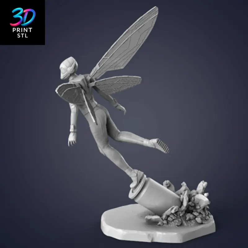 Wasp Figure Marvel | 3D Print Model | STL - Image 3