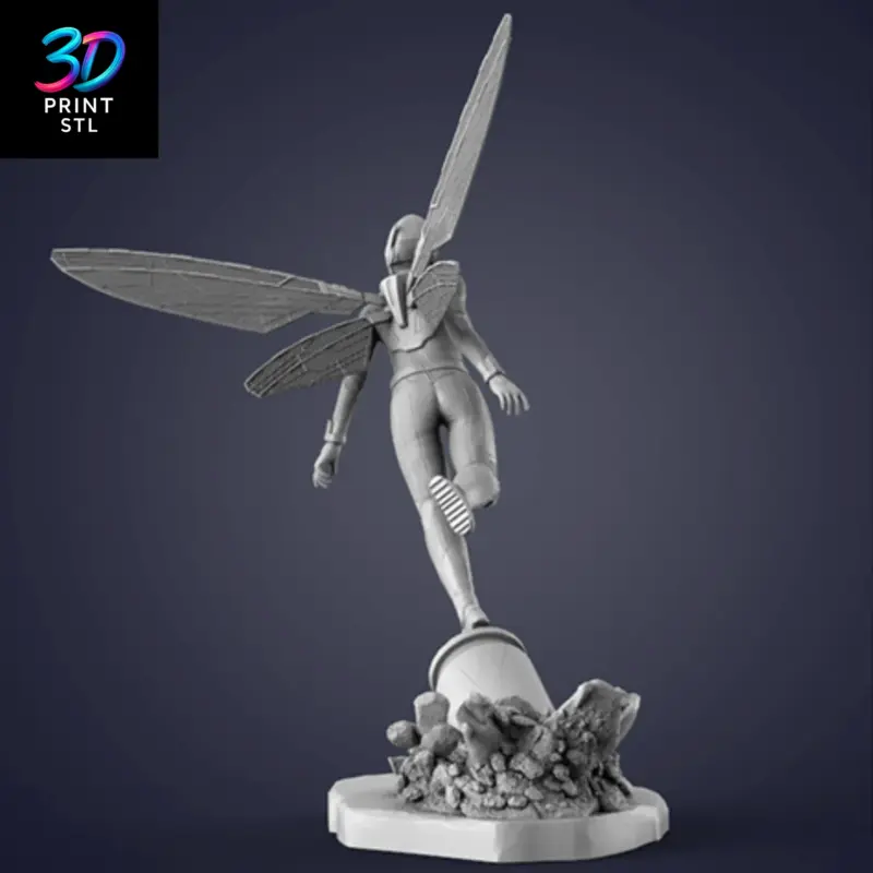 Wasp Figure Marvel | 3D Print Model | STL - Image 4